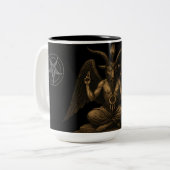 Tasse 2 Couleurs Baphomet (Devant gauche)