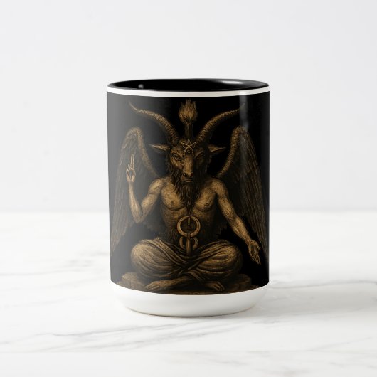 Tasse 2 Couleurs Baphomet (Centre)