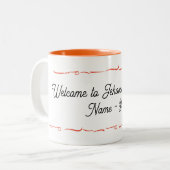 Tasse 2 Couleurs Baptême personnalisé (Devant gauche)