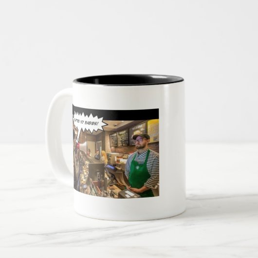 Tasse 2 Couleurs Baptiser Yo Babies (Devant gauche)