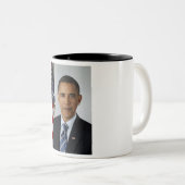 Tasse 2 Couleurs Barack Obama (Devant droit)