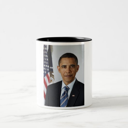 Tasse 2 Couleurs Barack Obama (Centre)