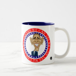 Tasse 2 Couleurs Barack Obama oui nous pouvons