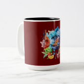 Tasse 2 Couleurs Barbecue et grill (Devant gauche)