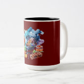 Tasse 2 Couleurs Barbecue et grill (Devant droit)