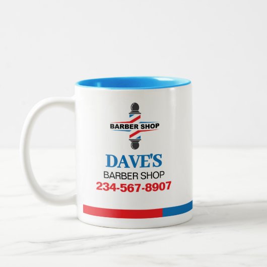 Tasse 2 Couleurs Barber Shop (Gauche)