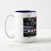 Tasse 2 Couleurs Barcelone en graffiti (Gauche)