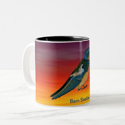 Tasse 2 Couleurs Barn Swallow (Devant gauche)