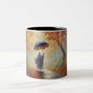 Tasse 2 Couleurs Barnaby Fantôme et son parapluie magique