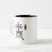 Tasse 2 Couleurs Baron pourpre Samedi Veve Sigil (Devant gauche)