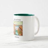 Tasse 2 Couleurs Barrage Hoover en Arizona (Devant droit)