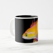 Tasse 2 Couleurs Barre blanche Anthias (Devant gauche)