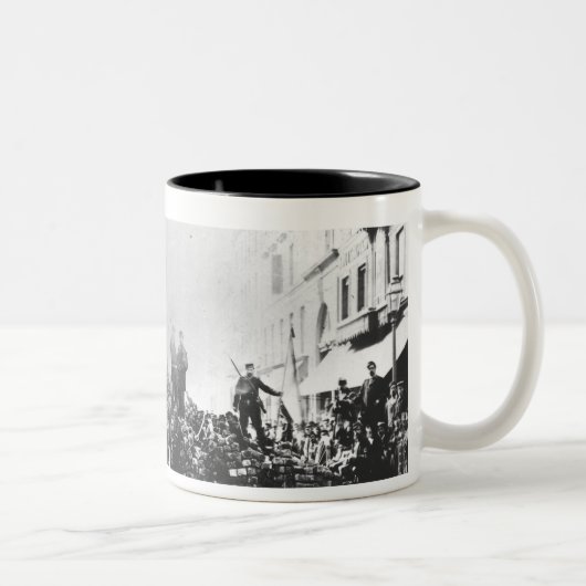 Tasse 2 Couleurs Barricade dans la rue de Flandre (Droit)