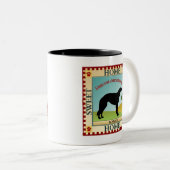 Tasse 2 Couleurs Barzoï (Devant droit)