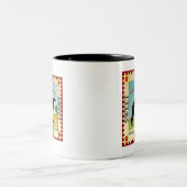Tasse 2 Couleurs Barzoï (Centre)