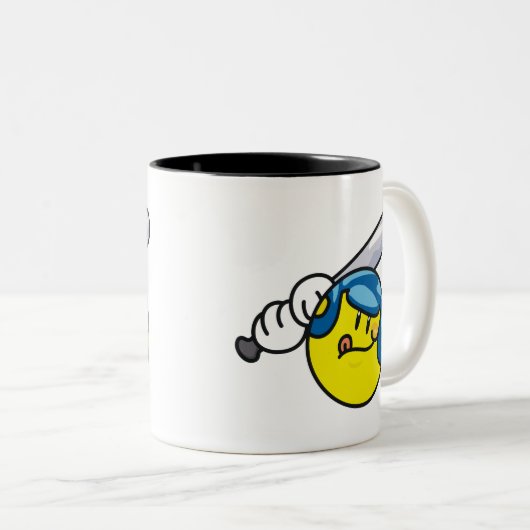 Tasse 2 Couleurs Base-ball (Devant droit)