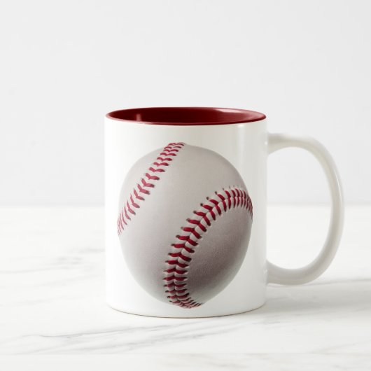 Tasse 2 Couleurs Base-ball - customisé (Droit)