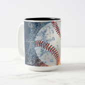 Tasse 2 Couleurs Baseball (Devant gauche)