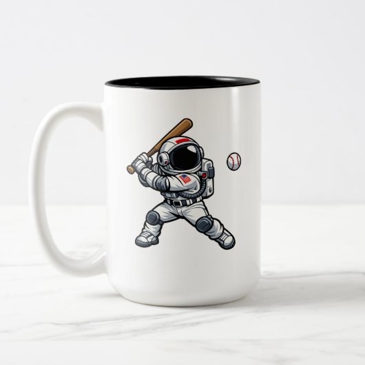Tasse 2 Couleurs Baseball Astronaute (Gauche)