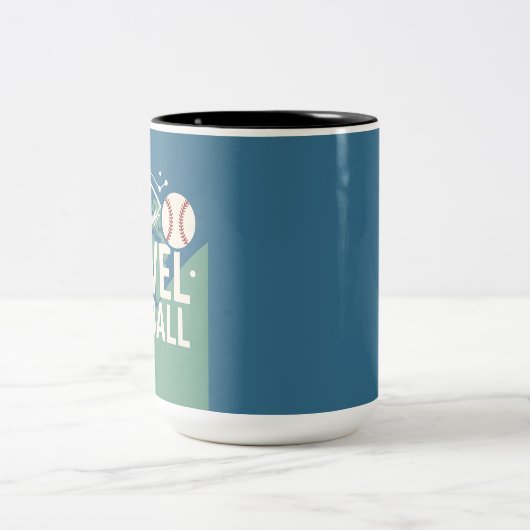 Tasse 2 Couleurs Baseball for fan (Centre)