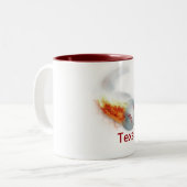 Tasse 2 Couleurs Baseball personnalisable (Devant gauche)
