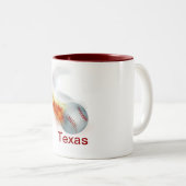 Tasse 2 Couleurs Baseball personnalisable (Devant droit)