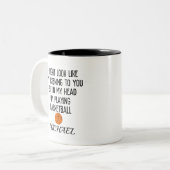 Tasse 2 Couleurs Basket (Devant gauche)