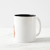 Tasse 2 Couleurs Basket-ball (Devant droit)