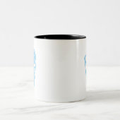 Tasse 2 Couleurs Basket-ball de bleus layette (Centre)