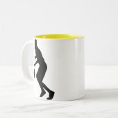 Tasse 2 Couleurs Basket-ball de ruissellement (Devant gauche)