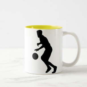 Tasse 2 Couleurs Basket-ball de ruissellement