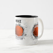 Tasse 2 Couleurs Basketball Slam Dunk (Devant droit)