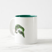 Tasse 2 Couleurs Basse à grande bouche (Devant gauche)