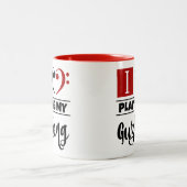 Tasse 2 Couleurs Basse Clef Coeur J'Aime Jouer Mon Guzheng (Centre)