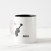 Tasse 2 Couleurs Basse double en noir (Devant gauche)