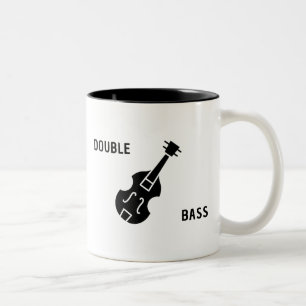 Tasse 2 Couleurs Basse double en noir