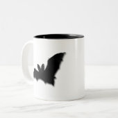 Tasse 2 Couleurs Bat noir (Devant gauche)