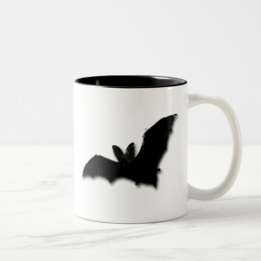 Tasse 2 Couleurs Bat noir (Droit)