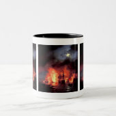 Tasse 2 Couleurs Bataille de Cesme la nuit (Centre)