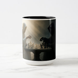 Tasse 2 Couleurs Bataille d'échecs intemporelle