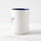 Tasse 2 Couleurs Bataille rose (Centre)