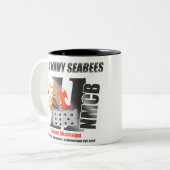 Tasse 2 Couleurs Bataillons de construction de marine (Devant gauche)