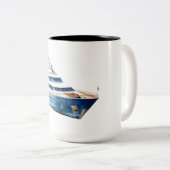 Tasse 2 Couleurs Bateau (Devant droit)