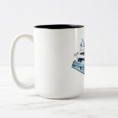 Tasse 2 Couleurs Bateau (Gauche)