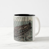 Tasse 2 Couleurs Bateau d'Oseberg (Devant droit)