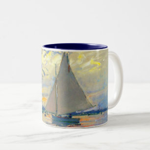Tasse 2 Couleurs Bateau Monet au Petit-Gennevilliers