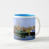 Tasse 2 Couleurs Bateaux à canaux (Devant droit)