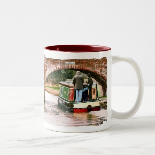TASSE 2 COULEURS BATEAUX CANAL UK (Droit)