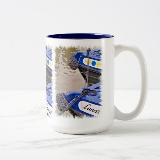 TASSE 2 COULEURS BATEAUX CANAL UK (Droit)