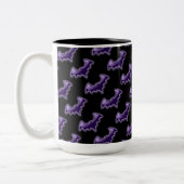 Tasse 2 Couleurs Bateaux de nuit violets (Gauche)